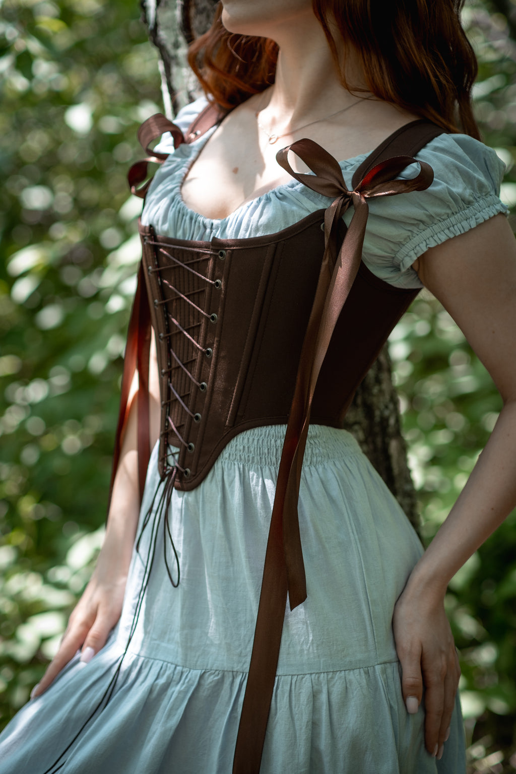 Reversible William Morris Brown Corset