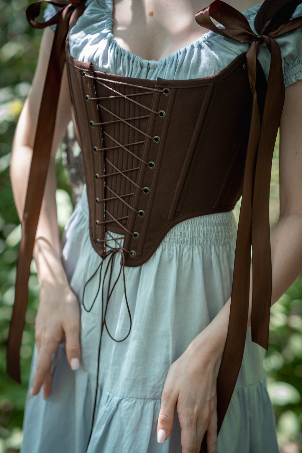 Reversible William Morris Brown Corset
