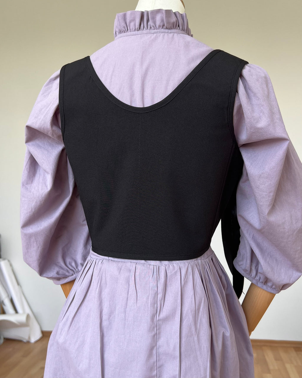Reversible Black Mushroom Corset