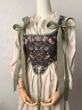 Reversible William Morris Mint Corset