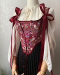Reversible William Morris Red Corset