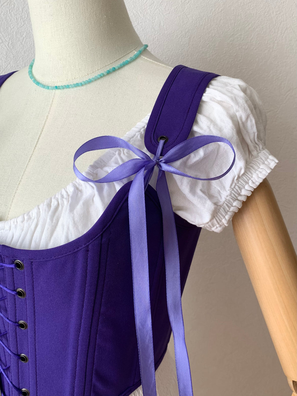 Reversible Purple Lavender Corset