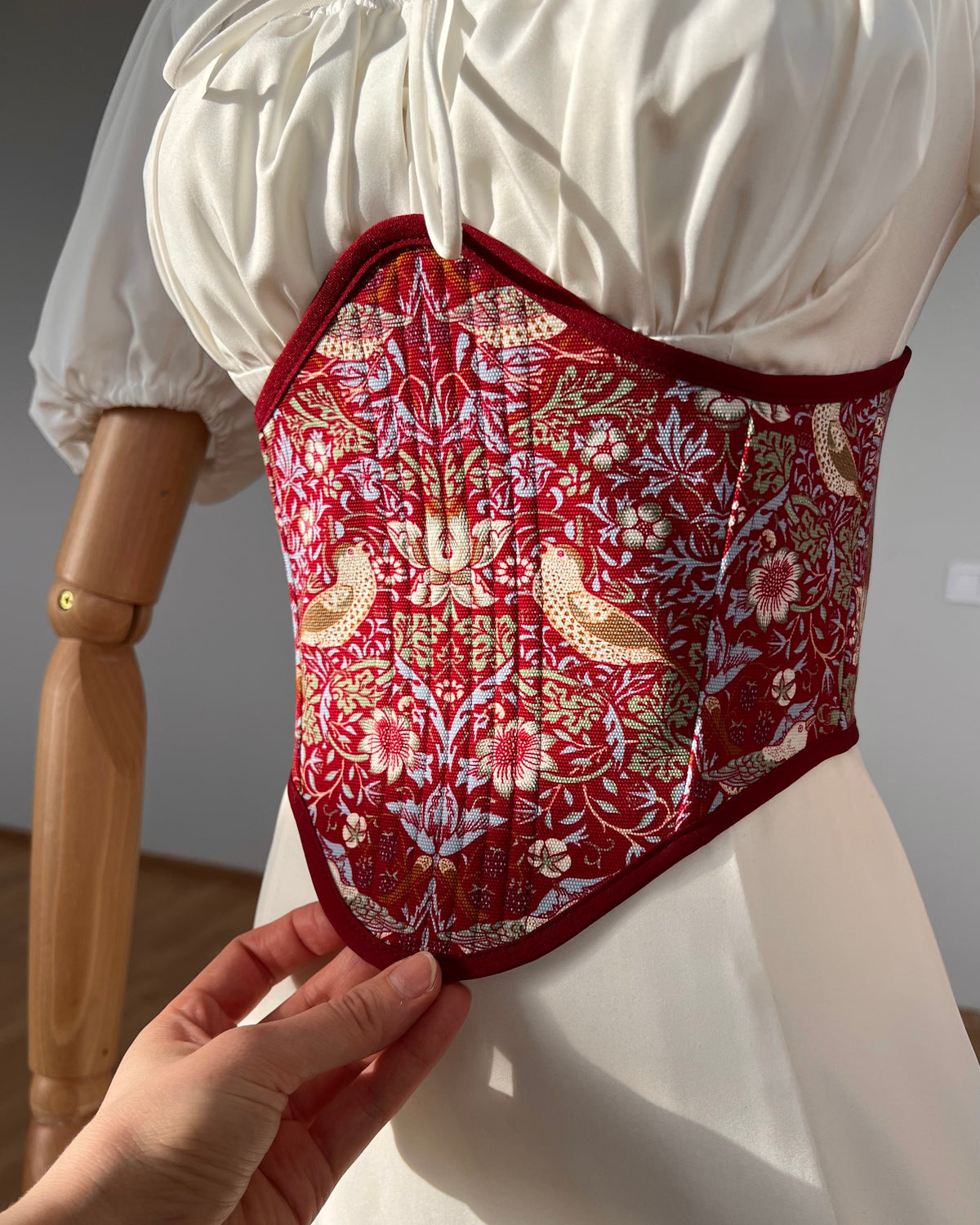 Reversible Underbust William Morris Corset