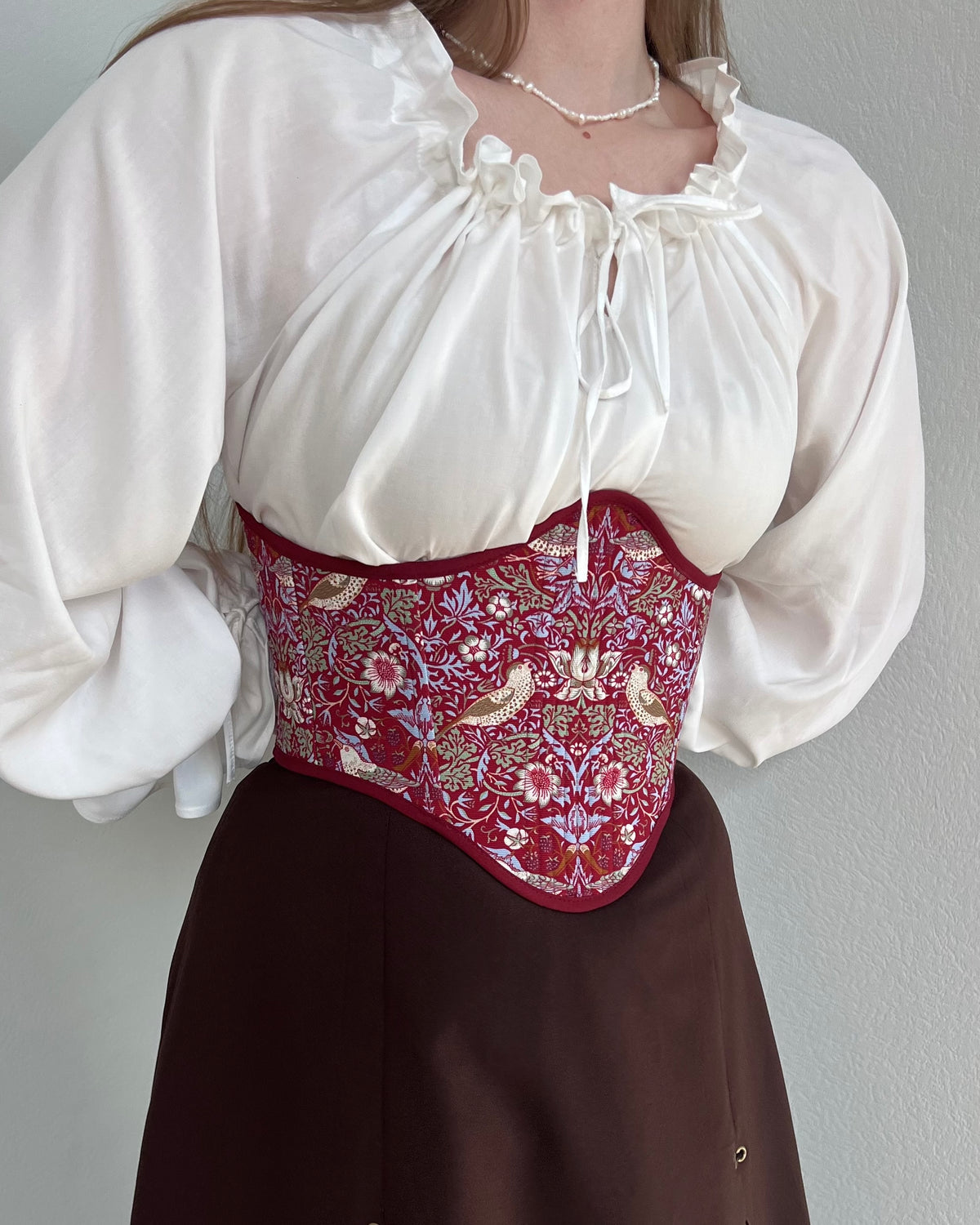 Reversible Underbust William Morris Corset