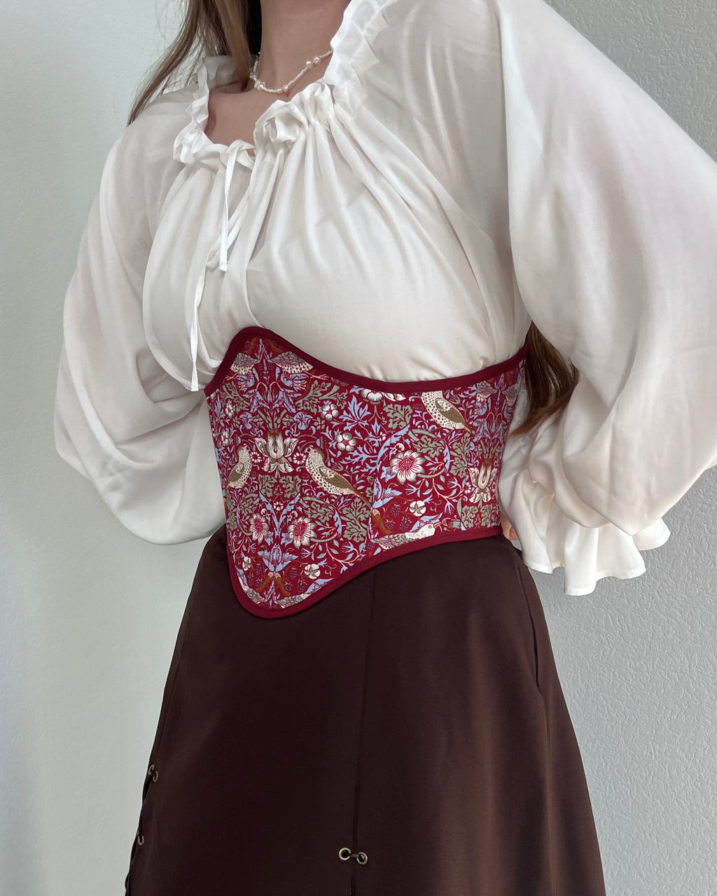 Reversible Underbust William Morris Corset