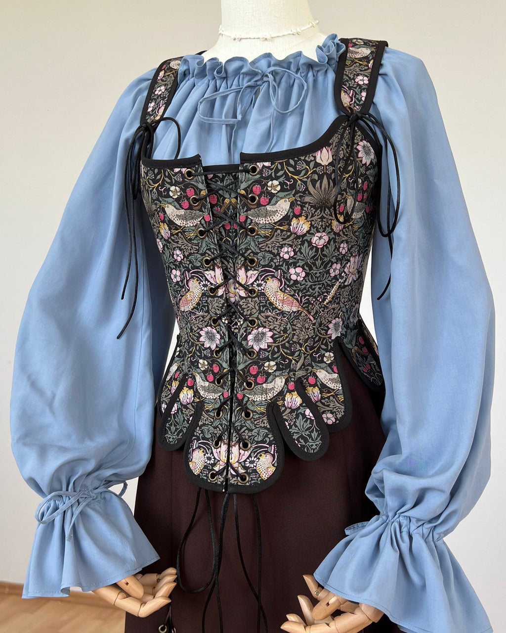 Reversible 18th-century William Morris Stays