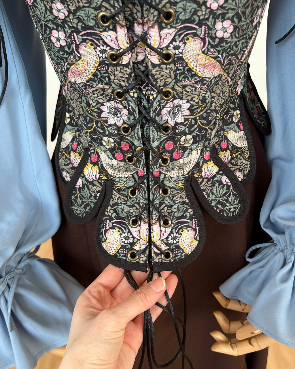 Reversible 18th-century William Morris Stays