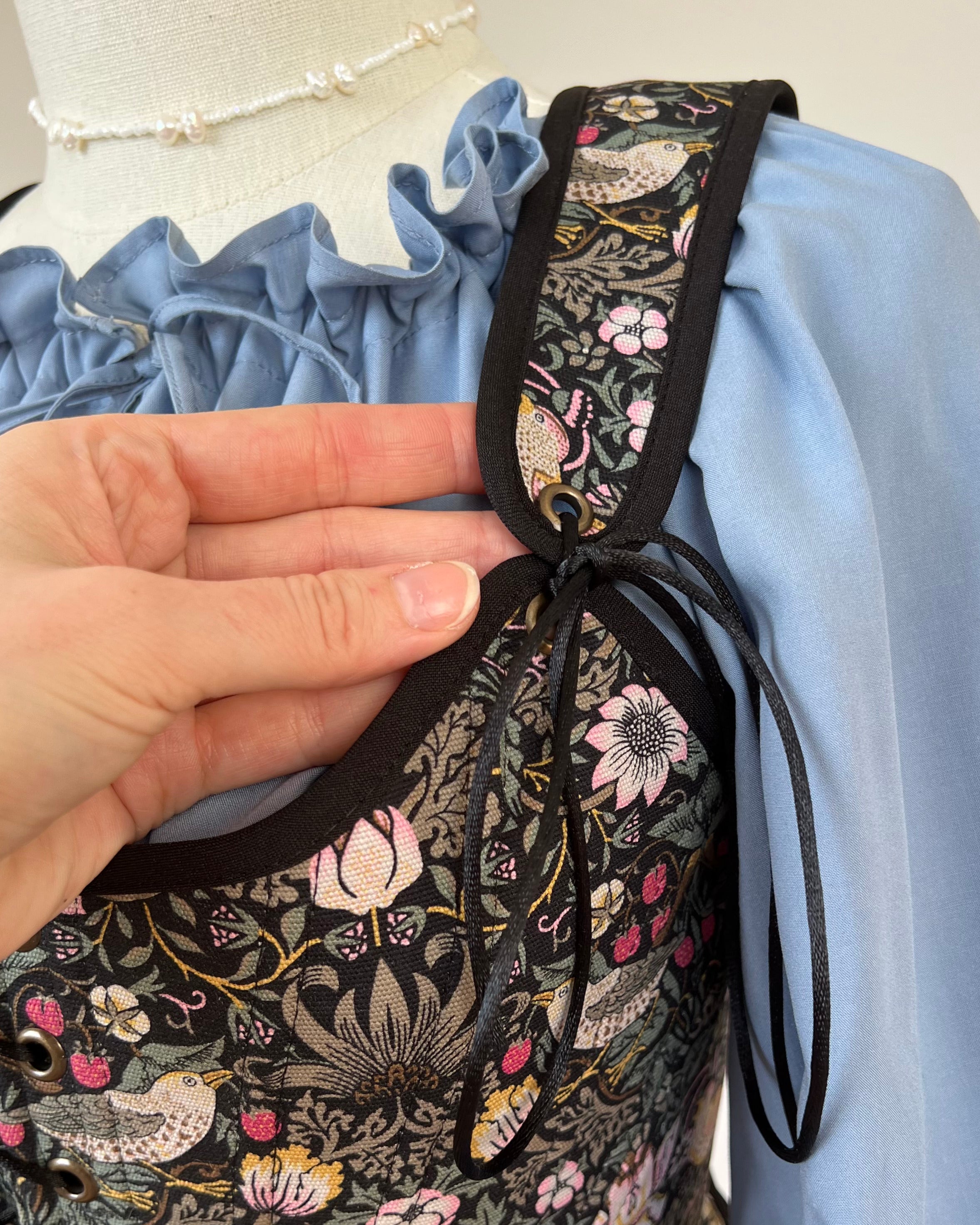 Reversible 18th-century William Morris Stays