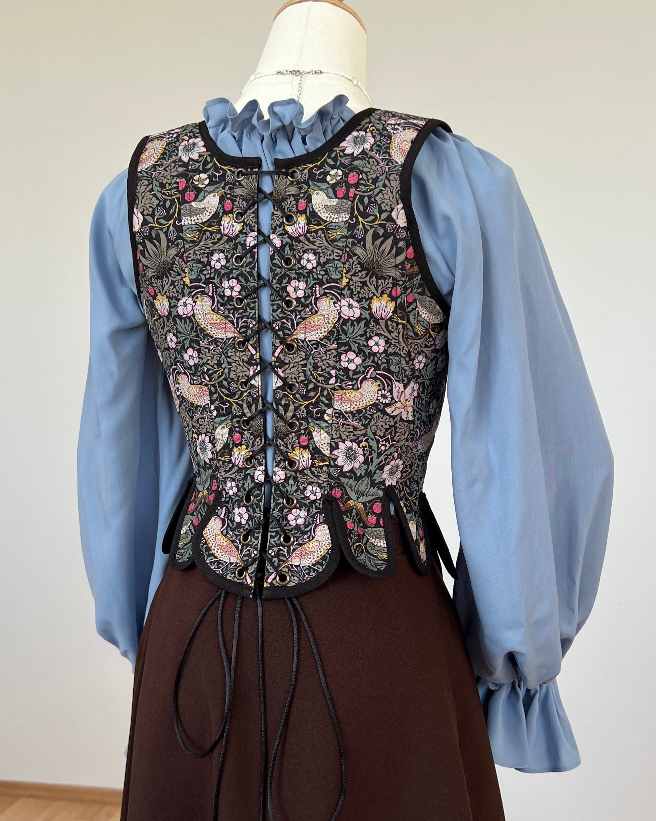 Reversible 18th-century William Morris Stays