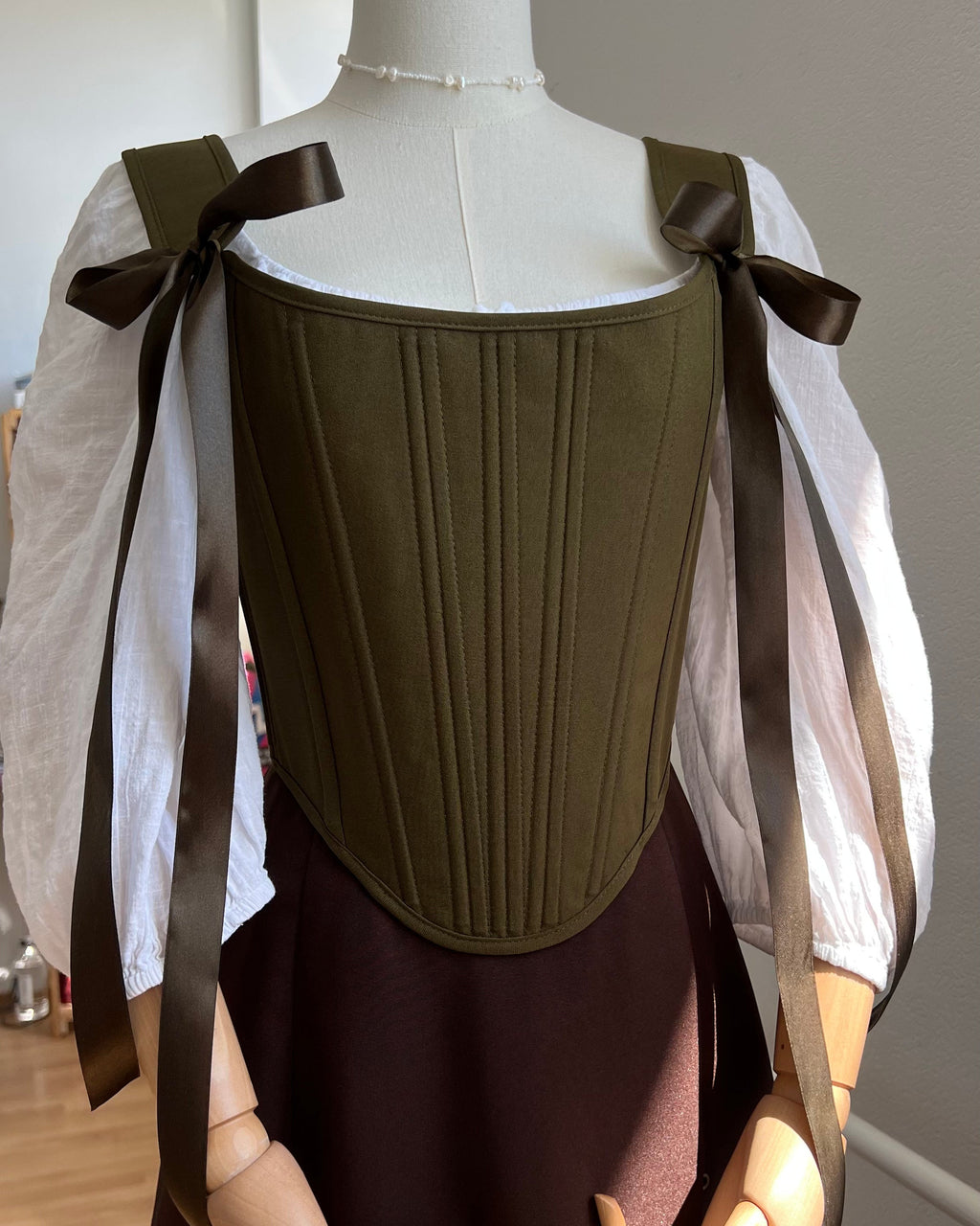 Reversible Rose Tapestry Corset