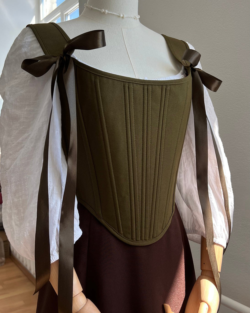 Reversible Rose Tapestry Corset