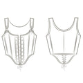 Custom Front Lacing Corset