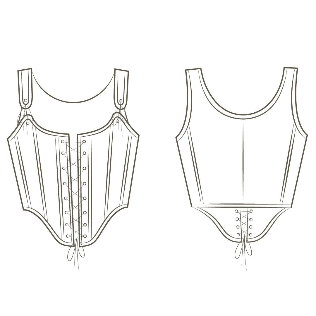 Custom Front Lacing Corset