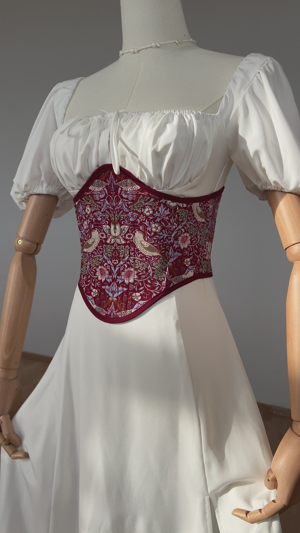 Reversible Underbust William Morris Corset
